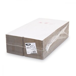 Krabica na pizzu so skoseným rohom, biela, 32x32x3cm